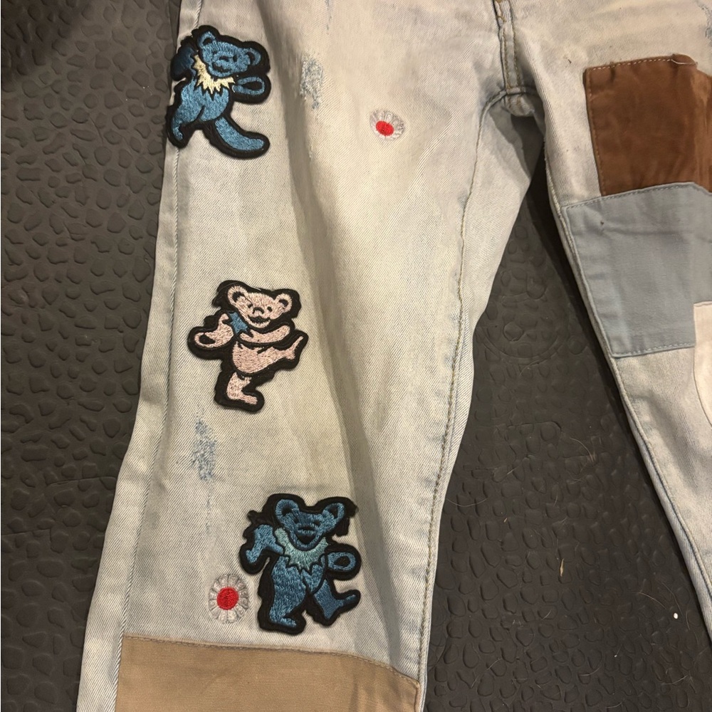 Patchwork Amiri Jeans - image 2